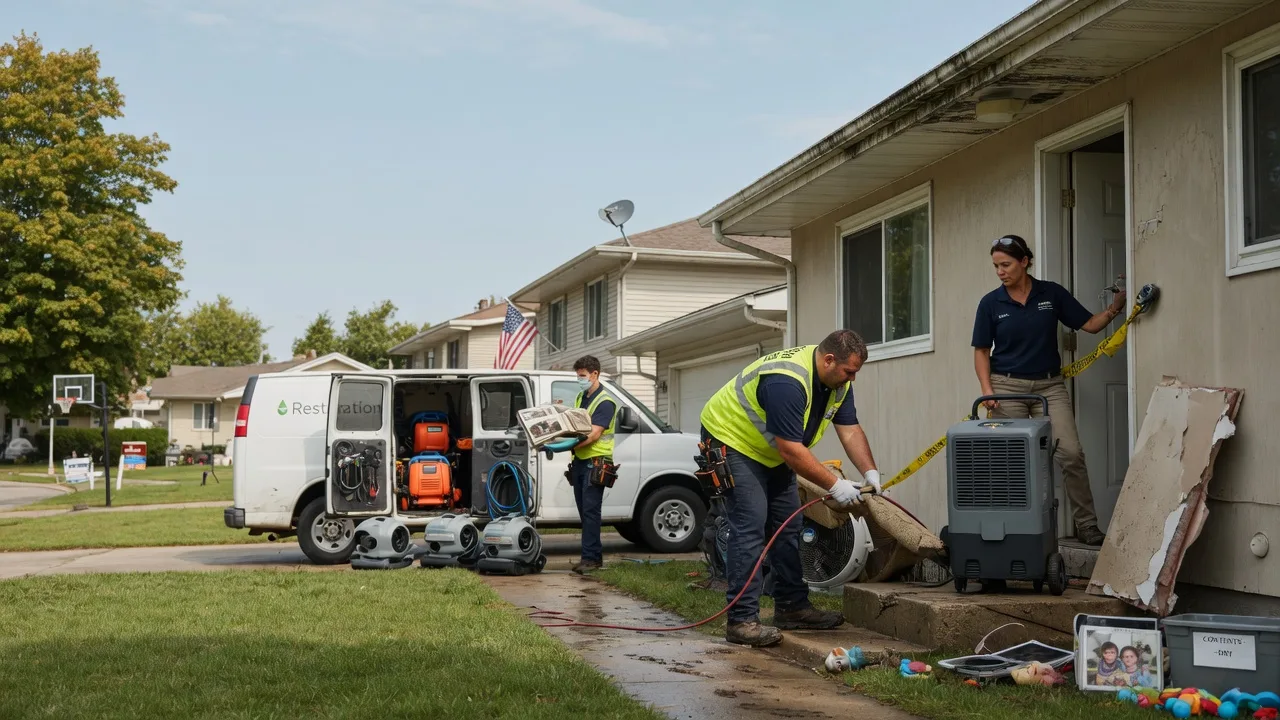 Water Damage Restoration in Hopedale, IL near me